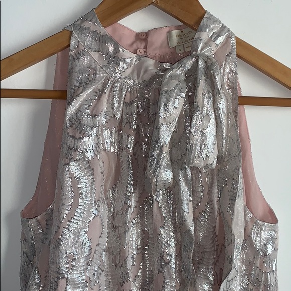 NWOT Fern Clipped Chiffon Top in Antilles Bubbles - Picture 5 of 9